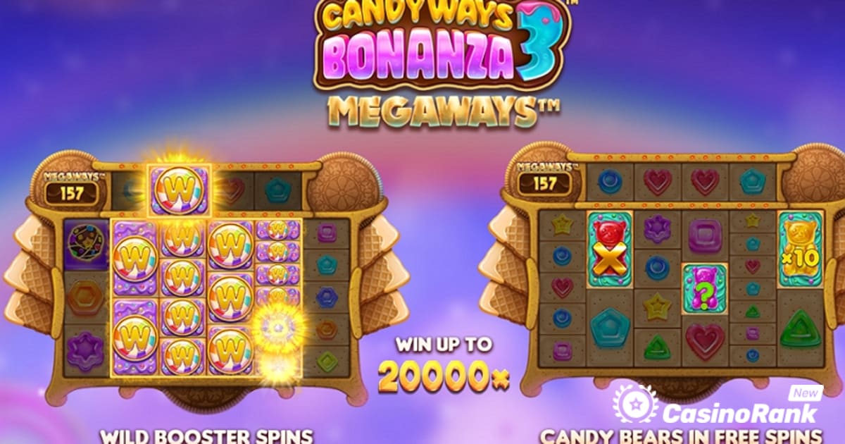 Stakelogic Candyways Bonanza 3 ሜጋዌይስ ውስጥ ጣፋጭ ልምድ ያቀርባል